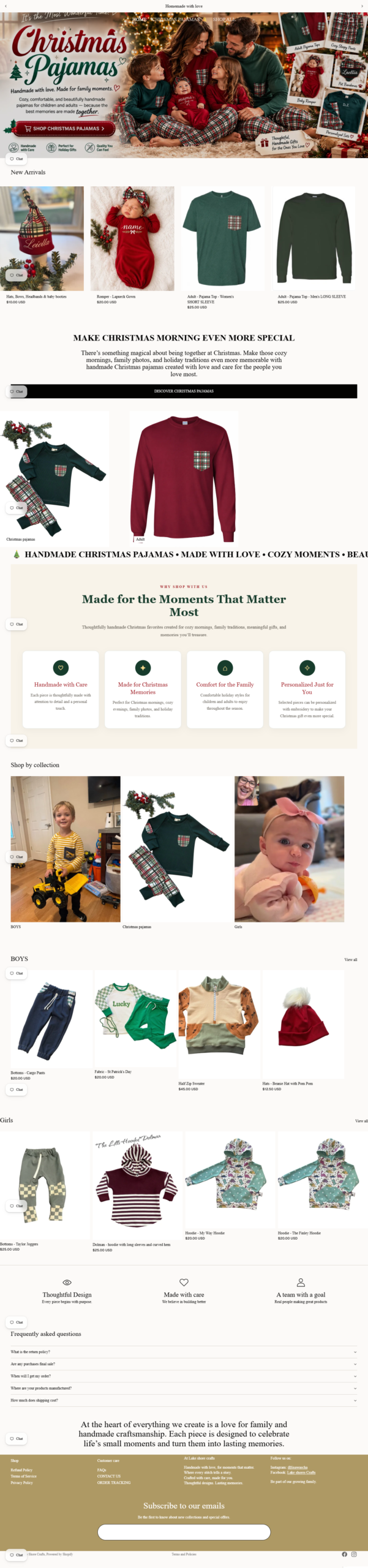 Lake Shore Crafts by Lisa storefront after Meskpad improvements
